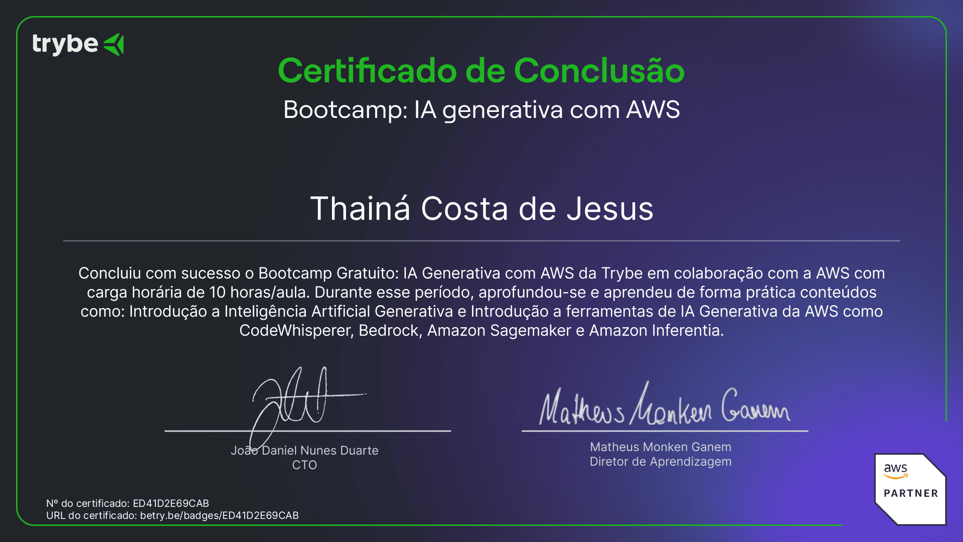 Bootcamp de IA Generativa com AWS